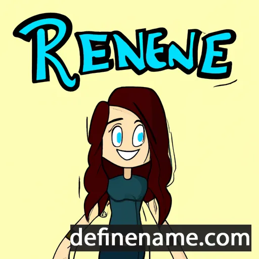 cartoon of the name Réjane