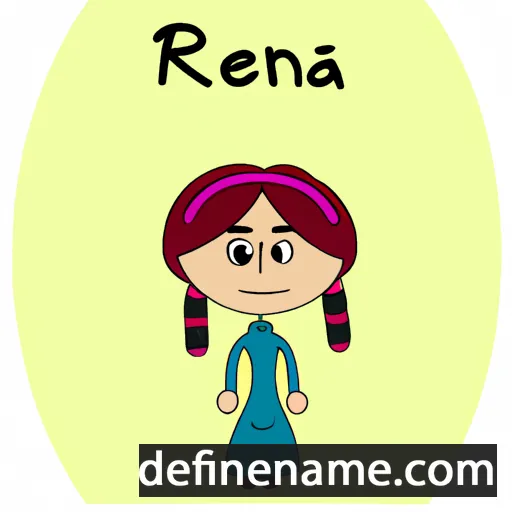 cartoon of the name Rèinsa