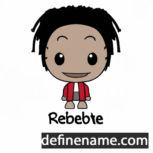 cartoon of the name Reabetswe