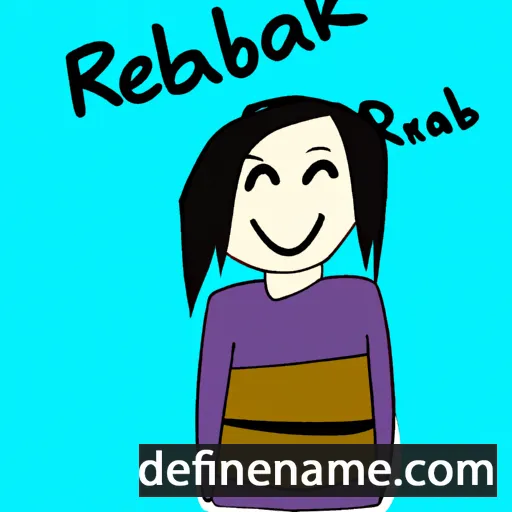 cartoon of the name Rebakah