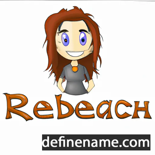 cartoon of the name Rebbecca