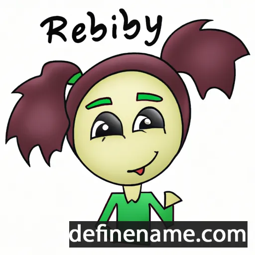 cartoon of the name Rebby