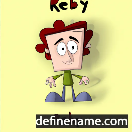 cartoon of the name Reby