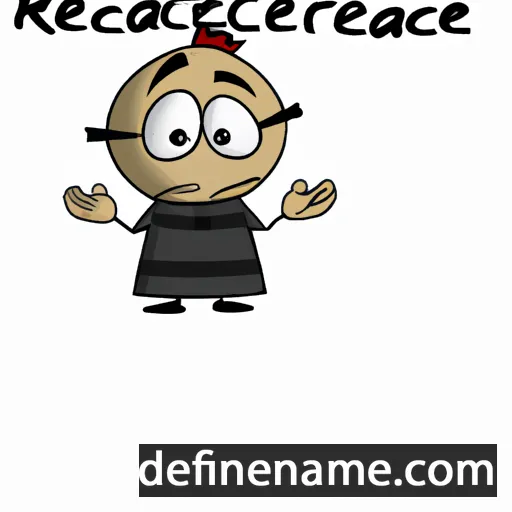 cartoon of the name Reccared