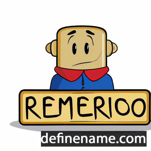 cartoon of the name Recuerdo