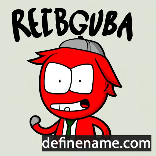 cartoon of the name Redburga