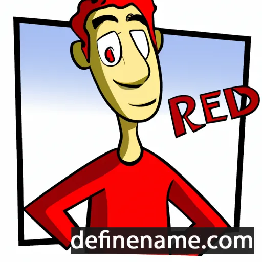 cartoon of the name Redden