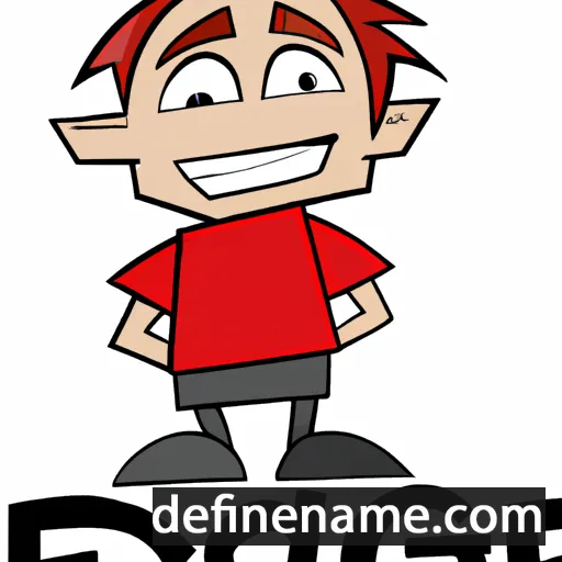 cartoon of the name Redge