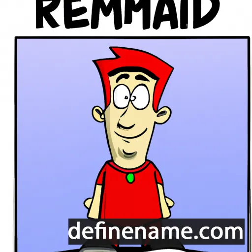 cartoon of the name Redmar