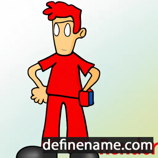 cartoon of the name Redmer