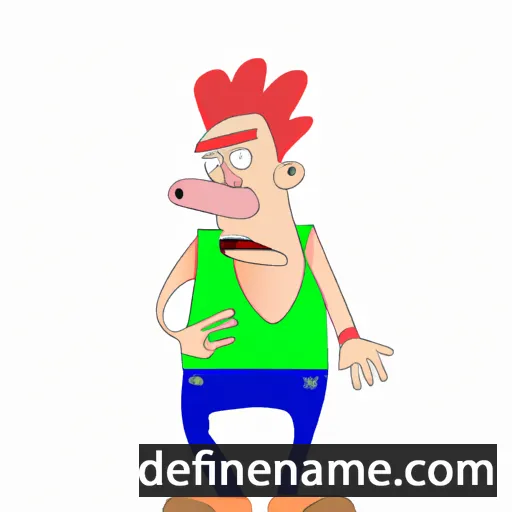 cartoon of the name Redomir