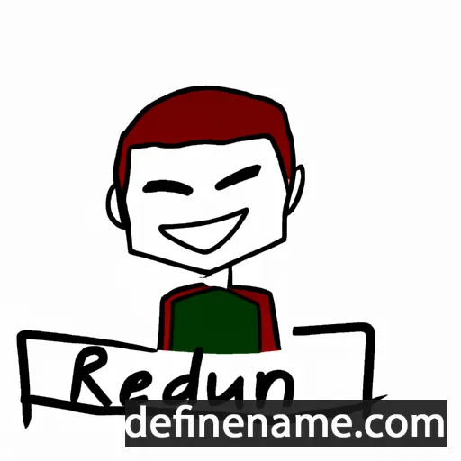 cartoon of the name Reduan