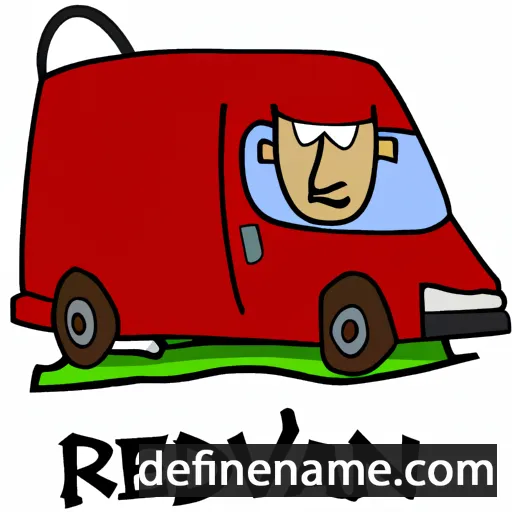 cartoon of the name Redvan