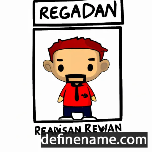 cartoon of the name Redzwan