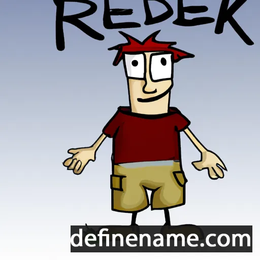 cartoon of the name Reedik