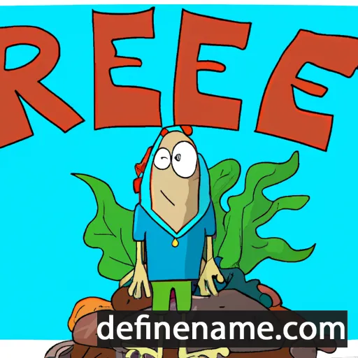 cartoon of the name Reef