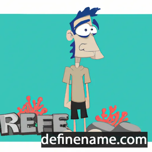 cartoon of the name Reef