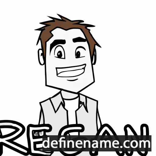 cartoon of the name Reegan