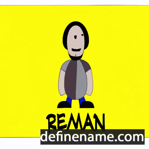 cartoon of the name Reeman