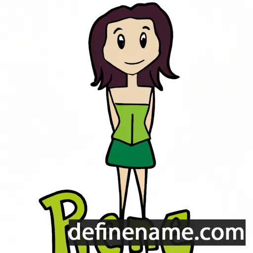 cartoon of the name Reene