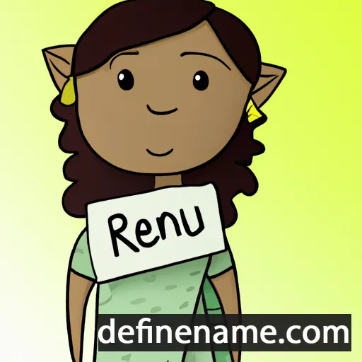 cartoon of the name Reenu