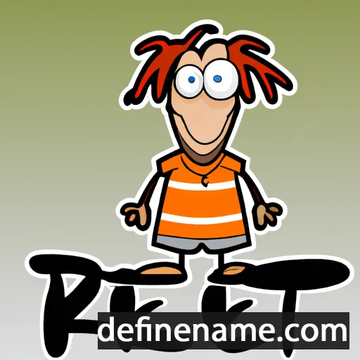 cartoon of the name Reet