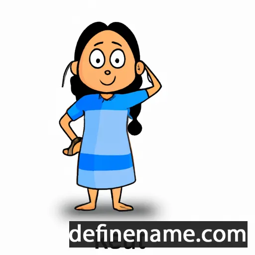 cartoon of the name Reetu