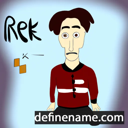 cartoon of the name Refike