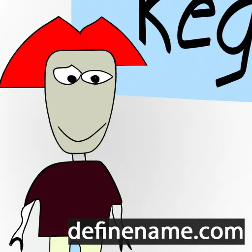 cartoon of the name Rega