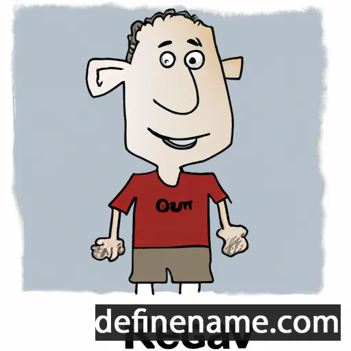 cartoon of the name Regev