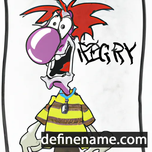 Reggy cartoon