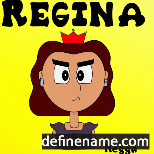 Regiina cartoon