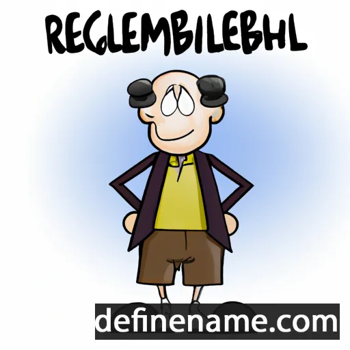 cartoon of the name Regimbald