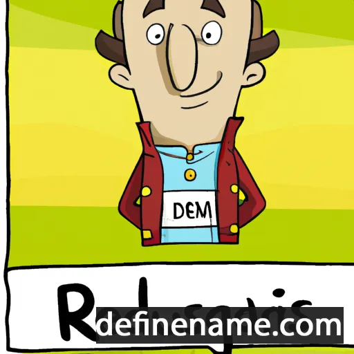 cartoon of the name Reginaldus