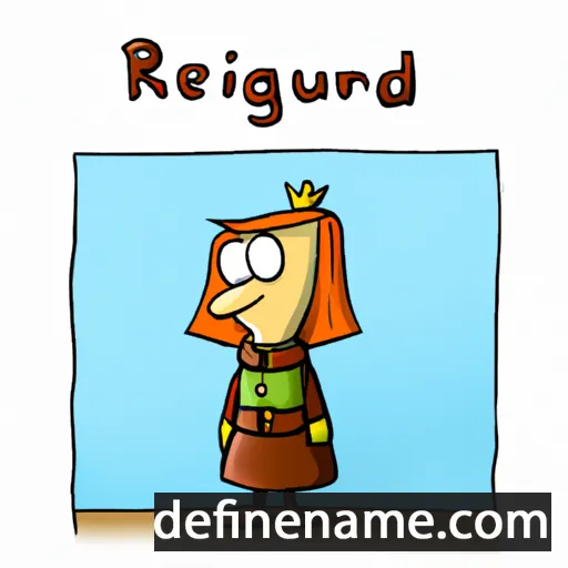 Regintrud cartoon