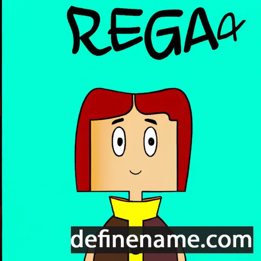 cartoon of the name Regna