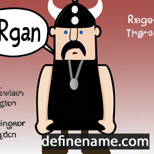 cartoon of the name Regnar