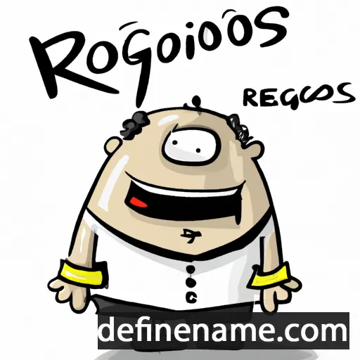 cartoon of the name Regoulos