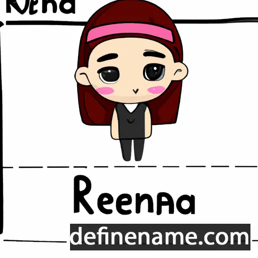 cartoon of the name Rehana