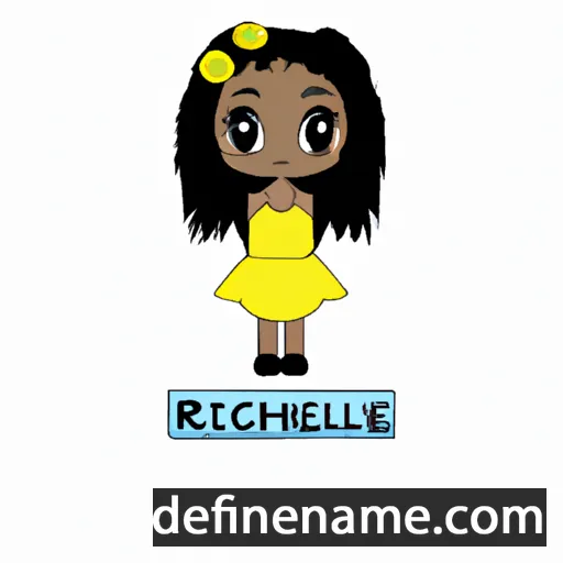 cartoon of the name Reichelle