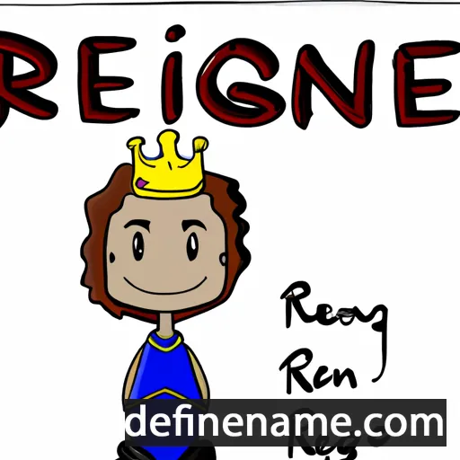 cartoon of the name Reigne