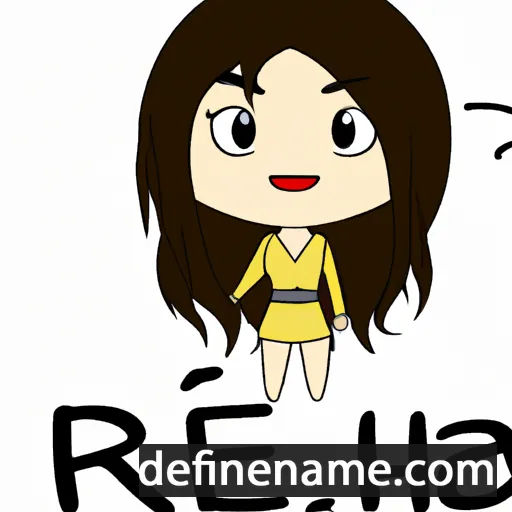 cartoon of the name Reiha