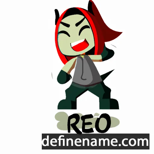 cartoon of the name Reiho