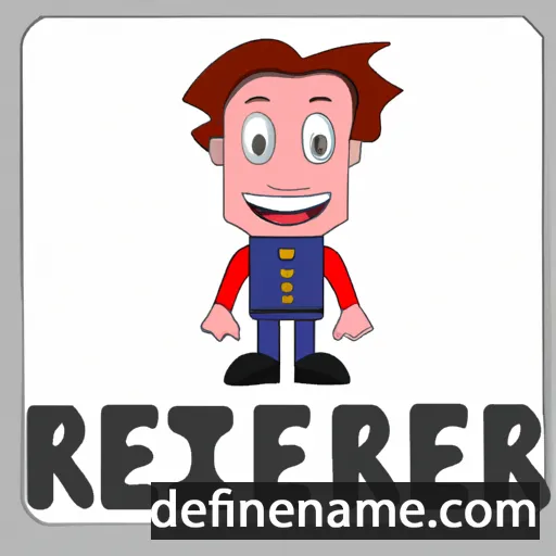 cartoon of the name Reijer