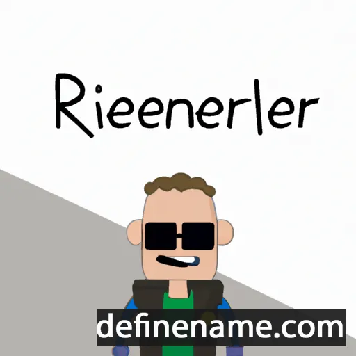 cartoon of the name Reijnier