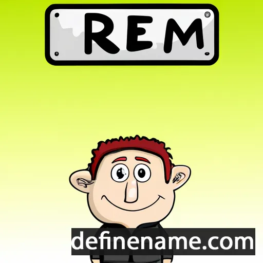 cartoon of the name Reimar