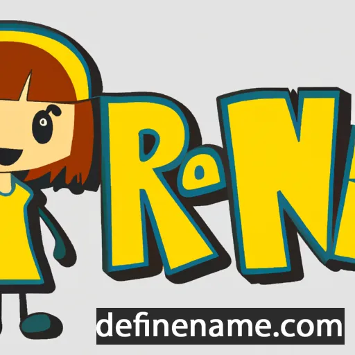 cartoon of the name Reina