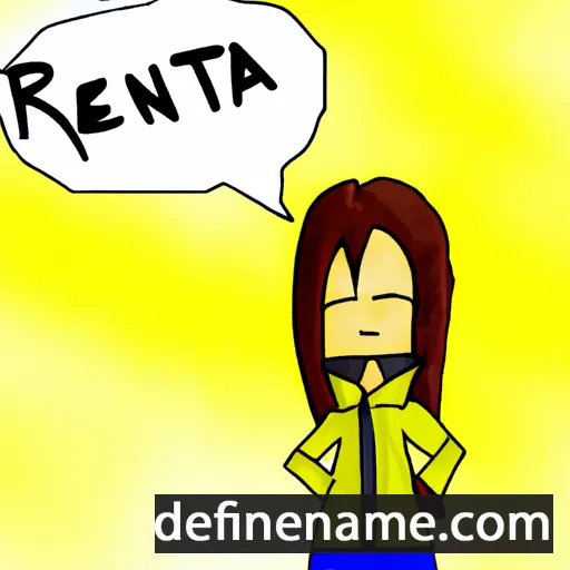 cartoon of the name Reinaart