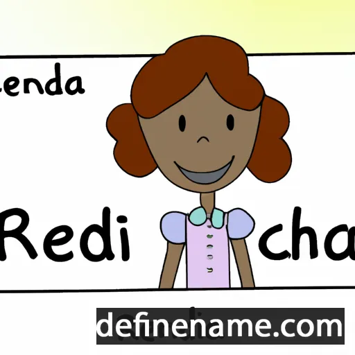 cartoon of the name Reinalda