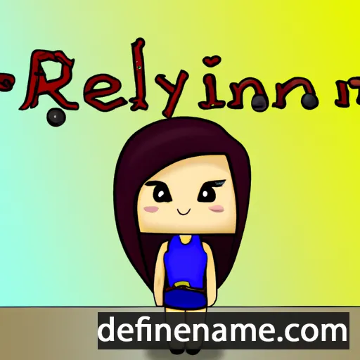 cartoon of the name Reinalyn